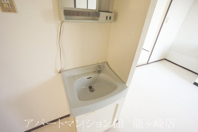 北方ハイツの独立洗面台
