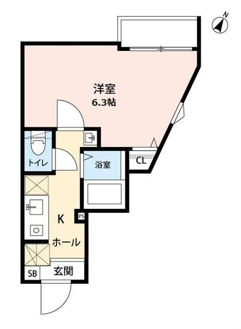 グランクオール赤塚の間取り