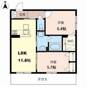 【間取り】 | シャーメゾンウィステリア
