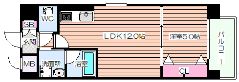 【間取り】 | パラッツォ南森町