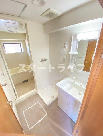 大阪市淀川区宮原１丁目の賃貸マンションの洗面所