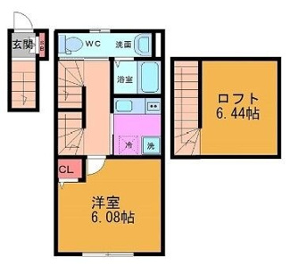 【間取り】 | ラルーチェ平井 | 間取りです。