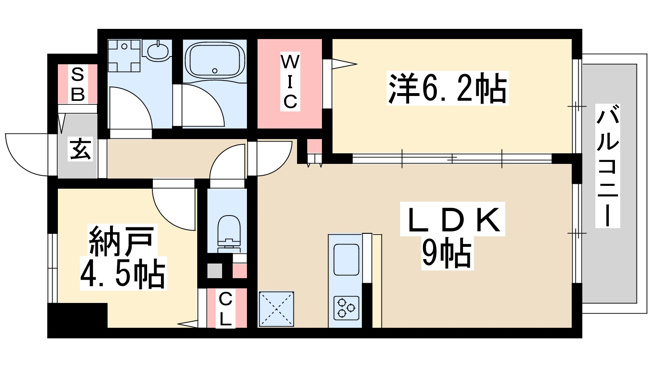 【間取り】 | ラフィネール大阪十三
