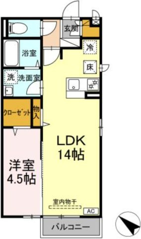 プレジュールの間取り