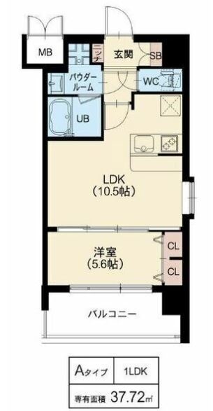 スプランディッド梅田北の間取り
