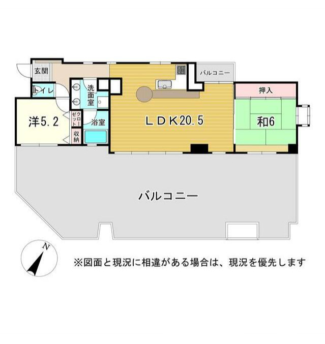ライオンズマンション熱海伊豆山の間取り
