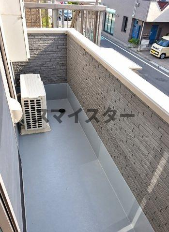 船橋市習志野台４丁目のアパートのバルコニー