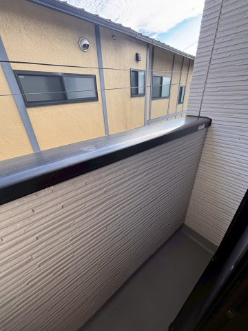 パークサイド駅南のバルコニー