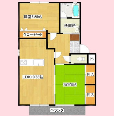 ベルメナージュAKBの間取り