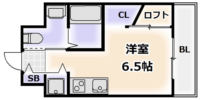 【間取り】 | コーラルポワント難波WEST