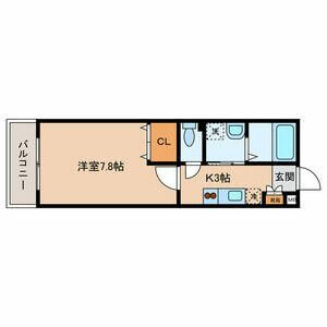 シャテロハイツ弐番館の間取り