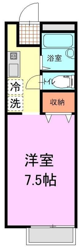 フレーシアゆたかの間取り