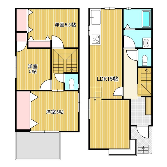 【間取り】 | ◆磯子区森２丁目　中古戸建◆