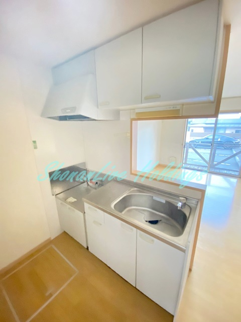 藤沢市城南２丁目のアパートのキッチン