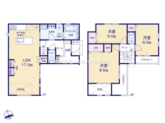 【間取り】 | 昭島市昭和町4丁目　新築戸建　【全1棟】