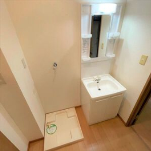千葉市花見川区検見川町３丁目の賃貸マンションの洗面所