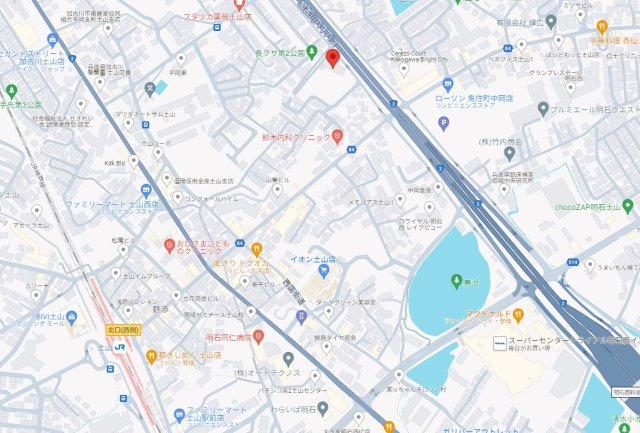 プレステージ明石西Ⅱ　4階の地図