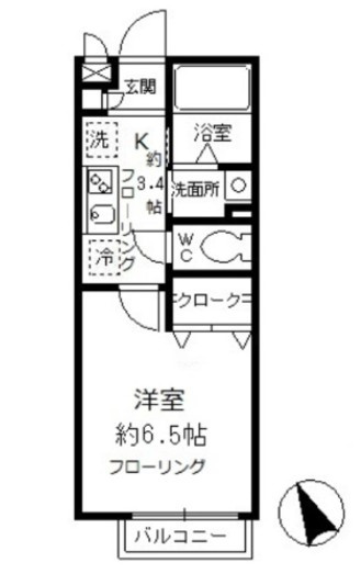 バドの間取り