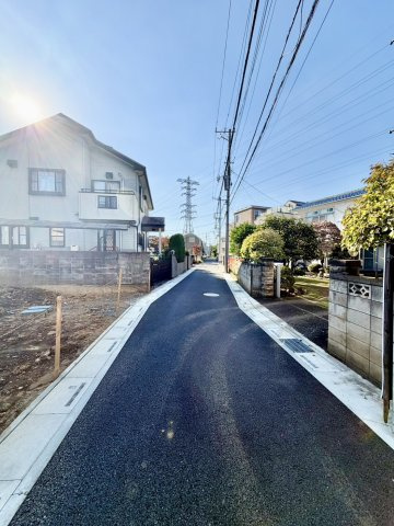 大和田町①土地の前面道路含む現地写真