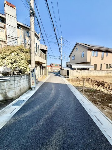 大和田町①土地の前面道路含む現地写真