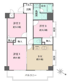 藤和シティホームズ深江の間取り
