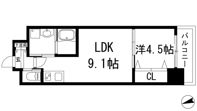 【間取り】 | クローバー・レジデンス川西
