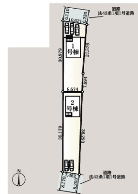 【区画図】 | CRADLE GARDEN深谷市本住町 第1　新築住宅