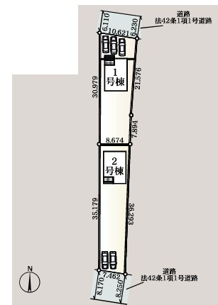 【区画図】 | CRADLE GARDEN深谷市本住町 第1　新築住宅
