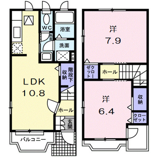 【間取り】 | ヴィラ　フィオーレ