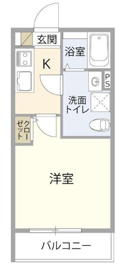 ベルメント本八幡の間取り