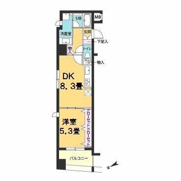 カスタリア新御茶ノ水の間取り