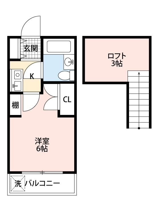 船橋市前原西１丁目のアパートの間取り