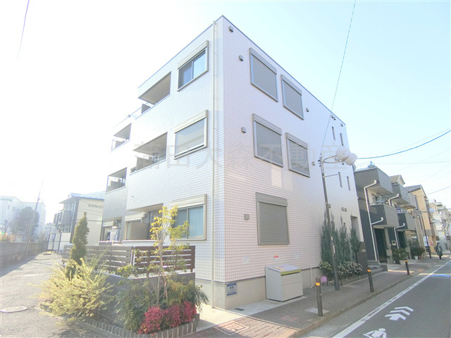 セント・モリスの外観|2020年2月築　鉄骨造地上3階建て総戸数9戸オートロック宅配BOX1ギガの光インターネット無料の蒲田駅近賃貸マンション　JR京浜東北線蒲田駅近徒歩5分の東京都大田区西蒲田6丁目