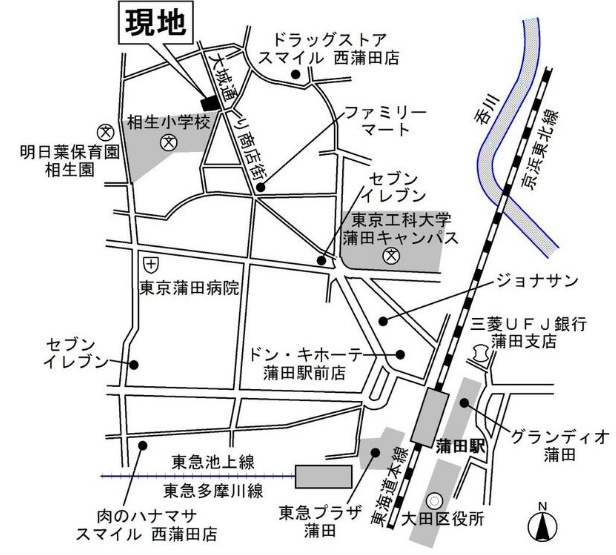 セント・モリスの地図