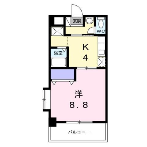 メルヴェーユ４５の間取り