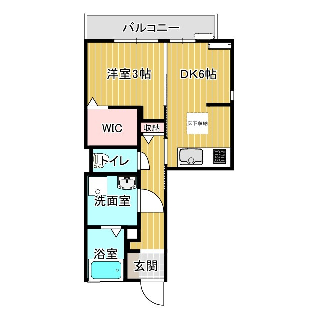 品川区豊町６丁目のアパートの間取り