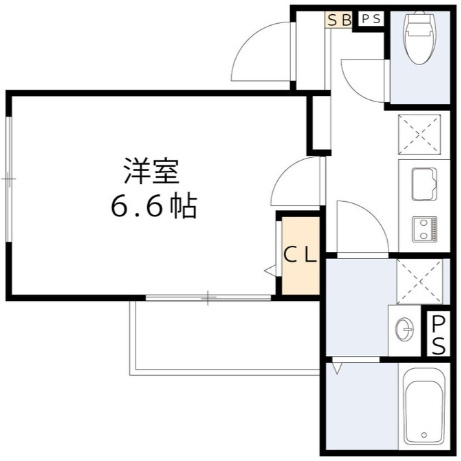 ハピネス元町の間取り
