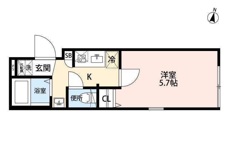 グランクオール北千住オリエンタルキューブの間取り