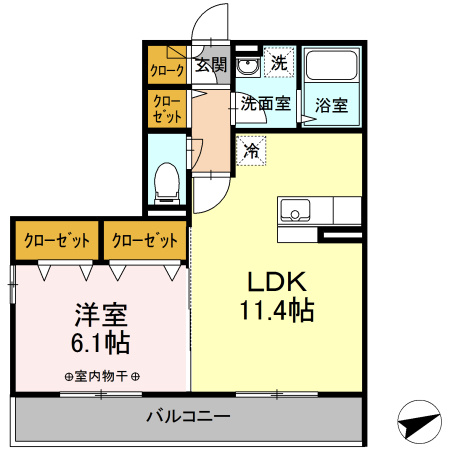 グレイスハイツの間取り