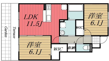 【間取り】 | ガーデンヒルズ　A