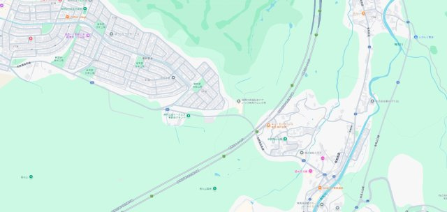 神戸市北区東有野台　新築一戸建ての地図