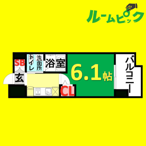Live Casa堀田　名古屋市賃貸　仲介手数料無料の間取り