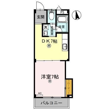 カナルシャトーＤ７の間取り