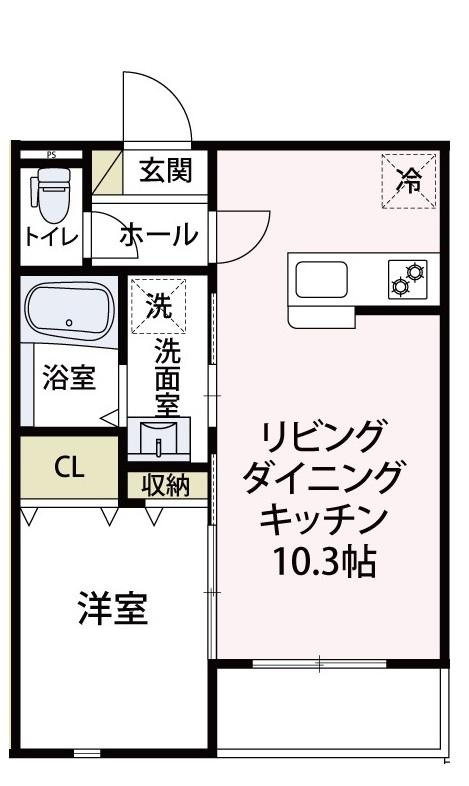 luana二子の間取り|間取りです。