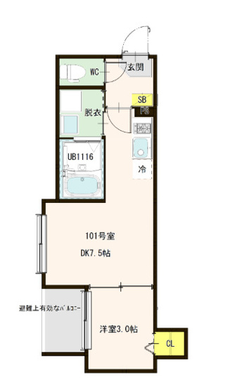 【間取り】 | ハーモニーテラス堀切Ⅶ