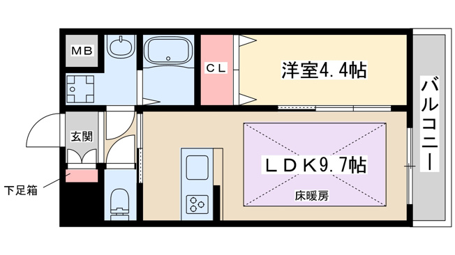 【間取り】 | 第23関根マンション