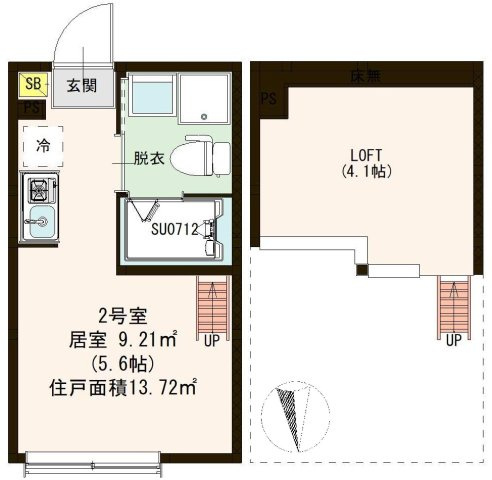 【間取り】 | ハーモニーテラス大井町