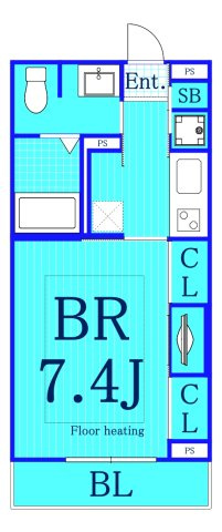 リブリ横浜の間取り