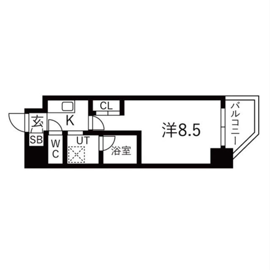 【間取り】 | Ｋーｒｅｓｉｄｅｎｃｅ蒲田 | 1K