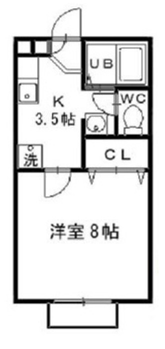パルト北野の間取り